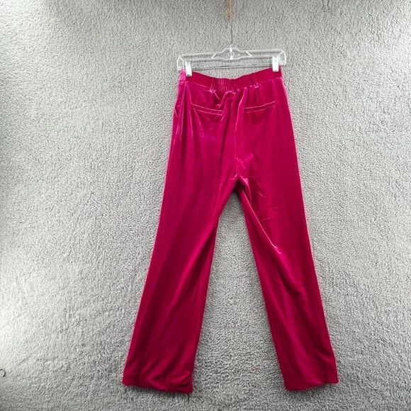 NWT SIX/FIFTY bright pink velour pants comfy barbie size extra small - Picture 3 of 14
